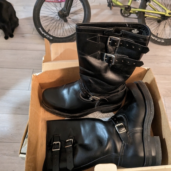 Dayton Leather motorcycle boots SOLD - Picture 3 of 6